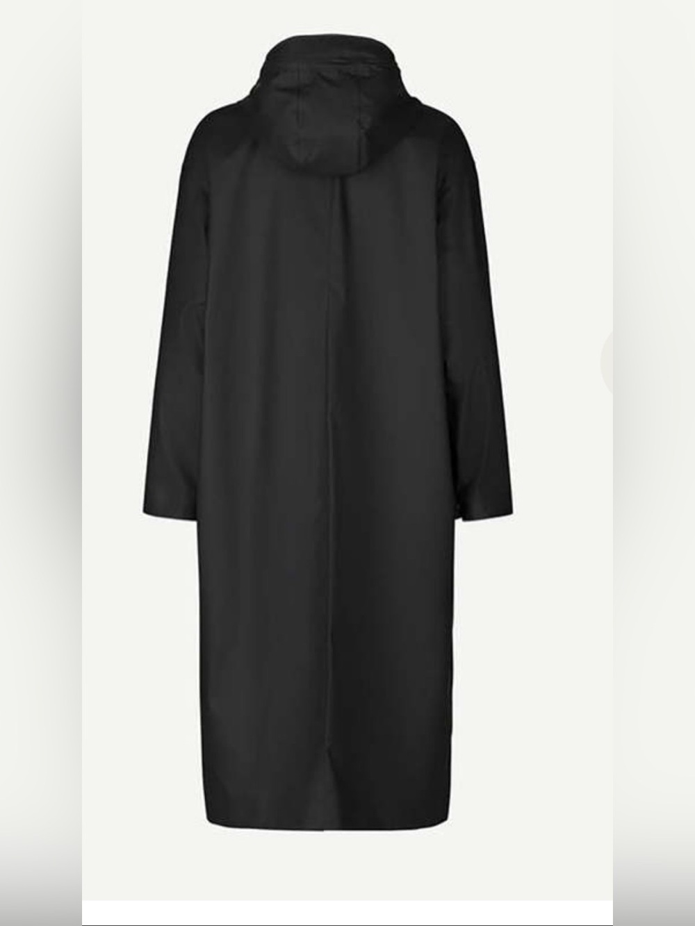 Samsoe Samsoe Stala Long Raincoat Jacket Black , Small - Picture 3 of 15